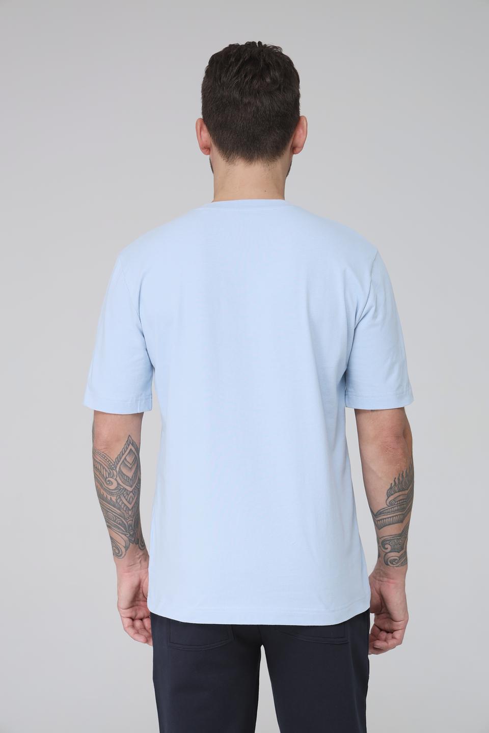 Футболка Marc O Polo голубая с логотипом