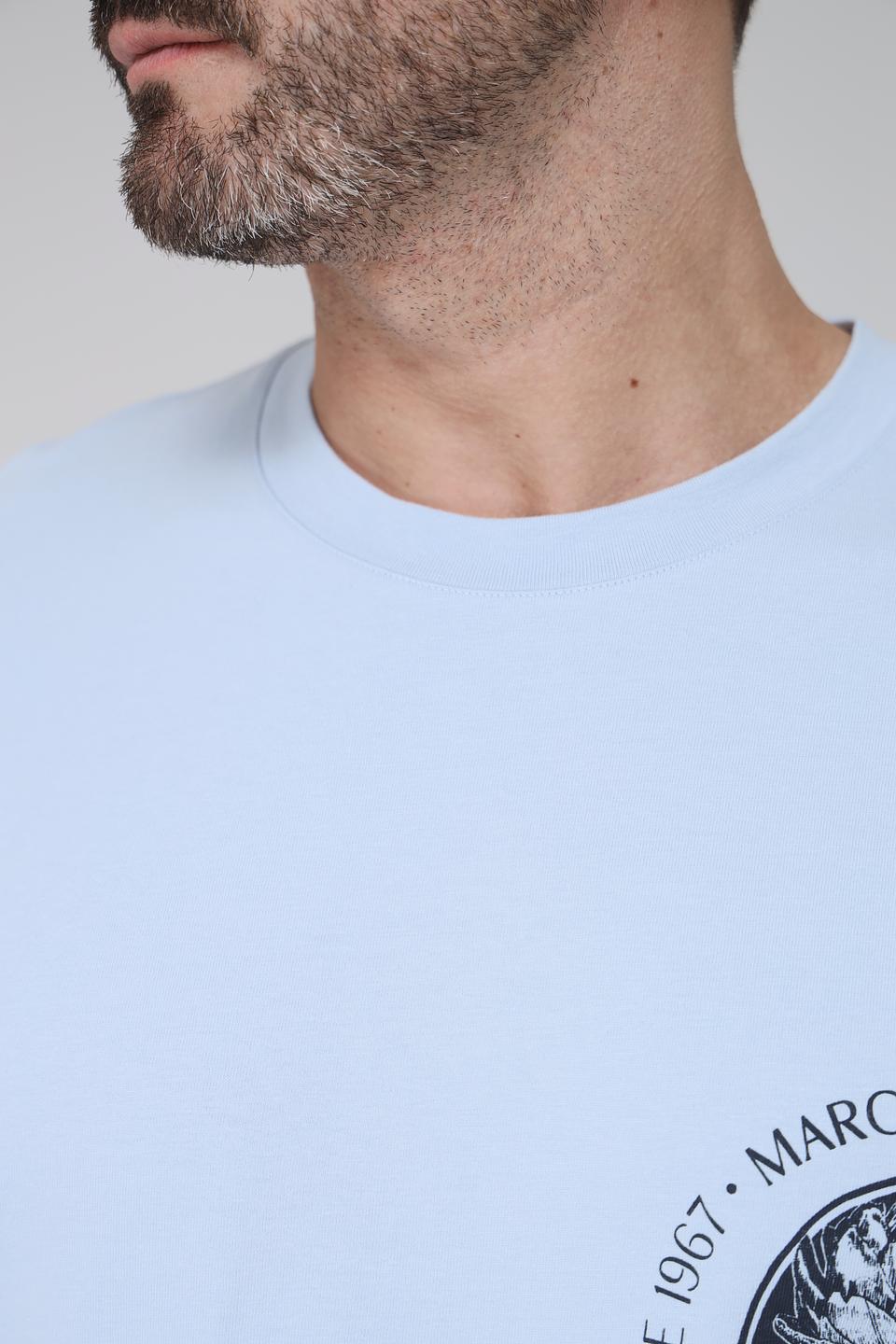 Футболка Marc O Polo голубая с логотипом