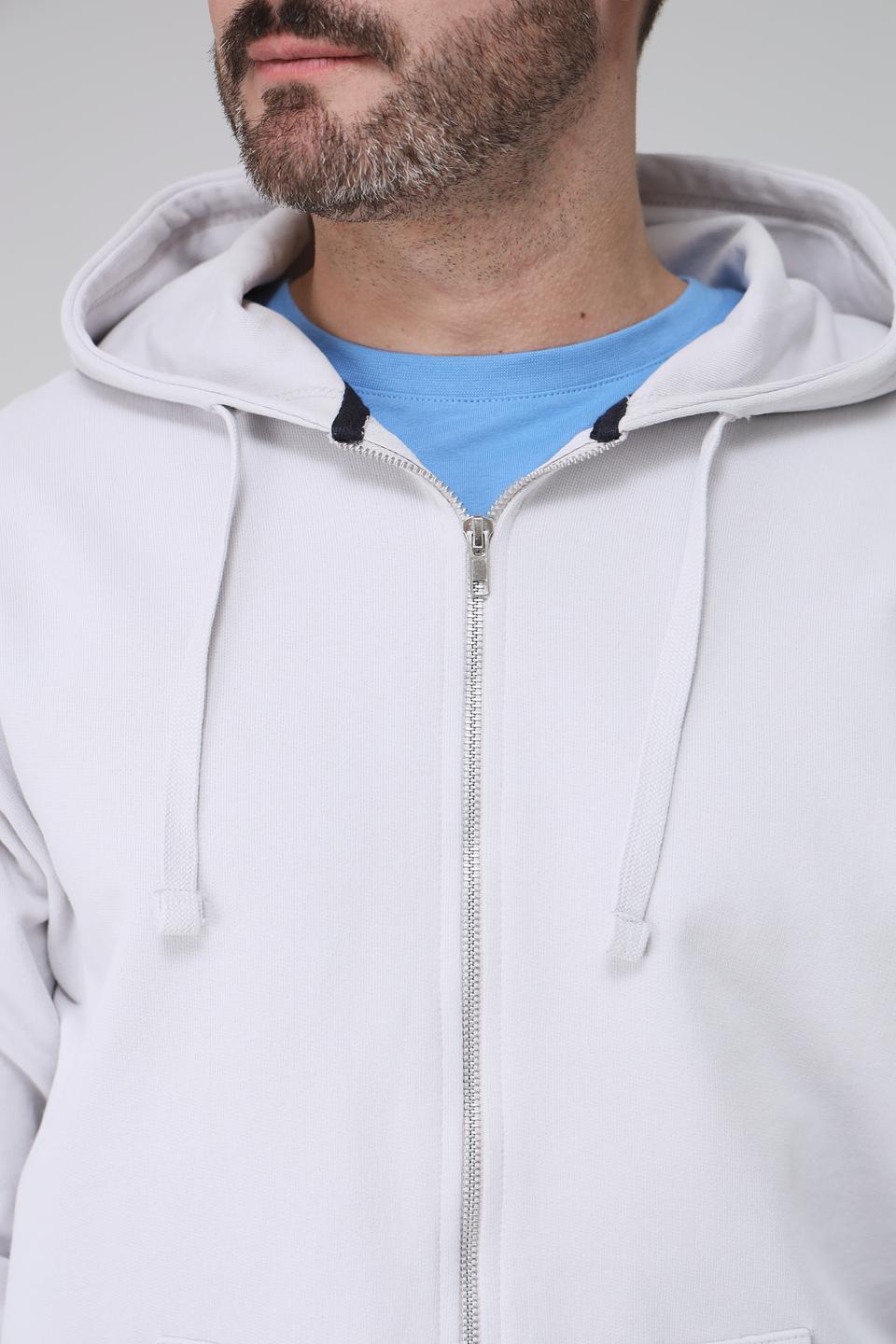 Кардиган Basefield серый на молнии