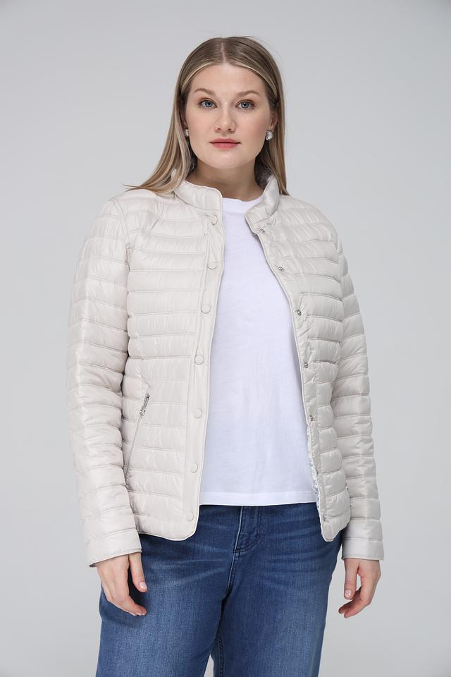 Куртка Lebek стеганая бежевая