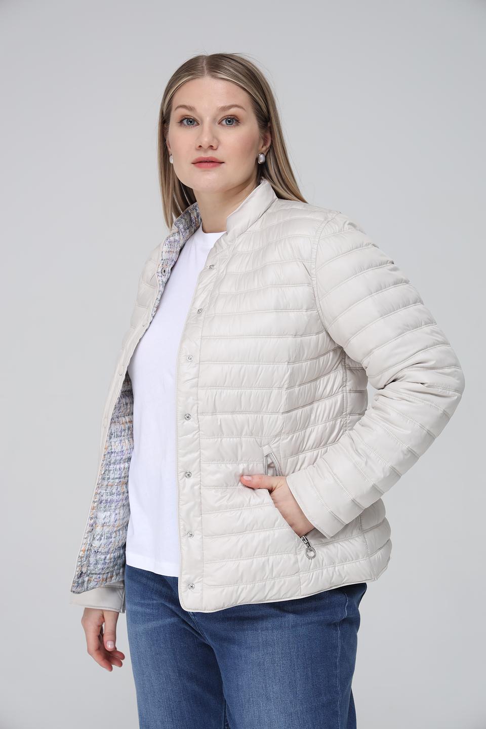 Куртка Lebek стеганая бежевая