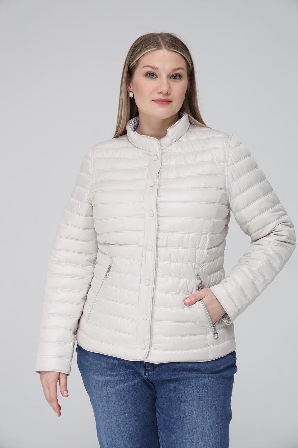 Куртка Lebek стеганая бежевая