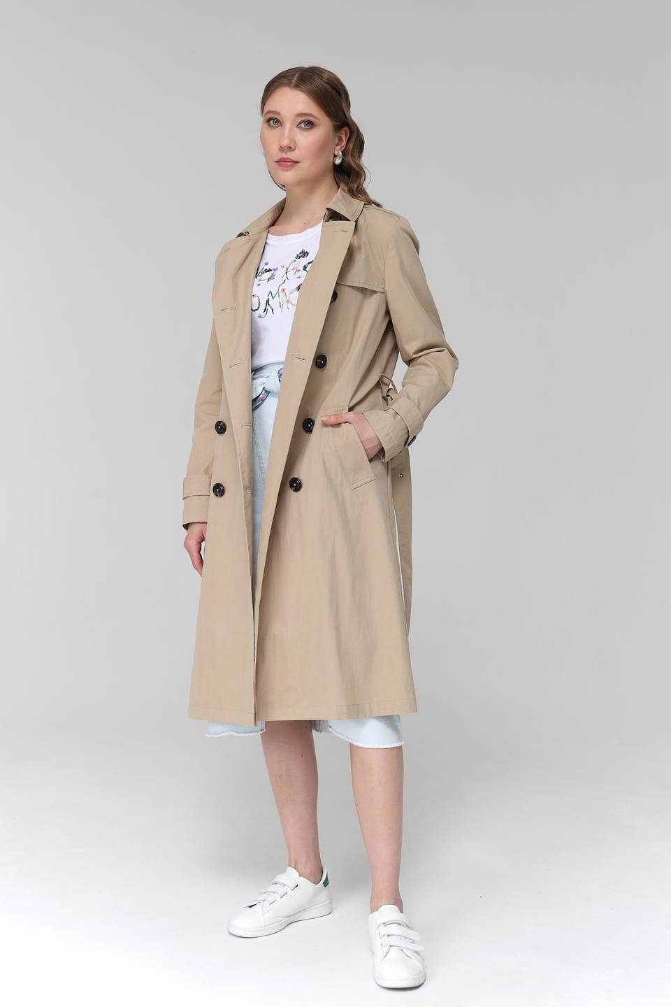 Плащ White Label бежевый