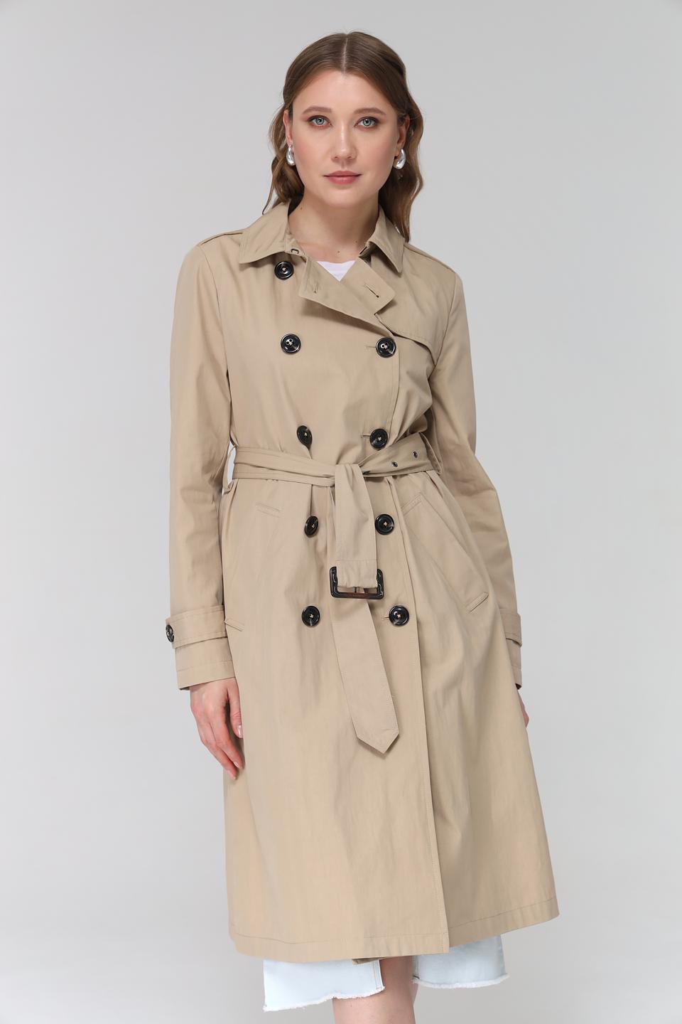 Плащ White Label бежевый