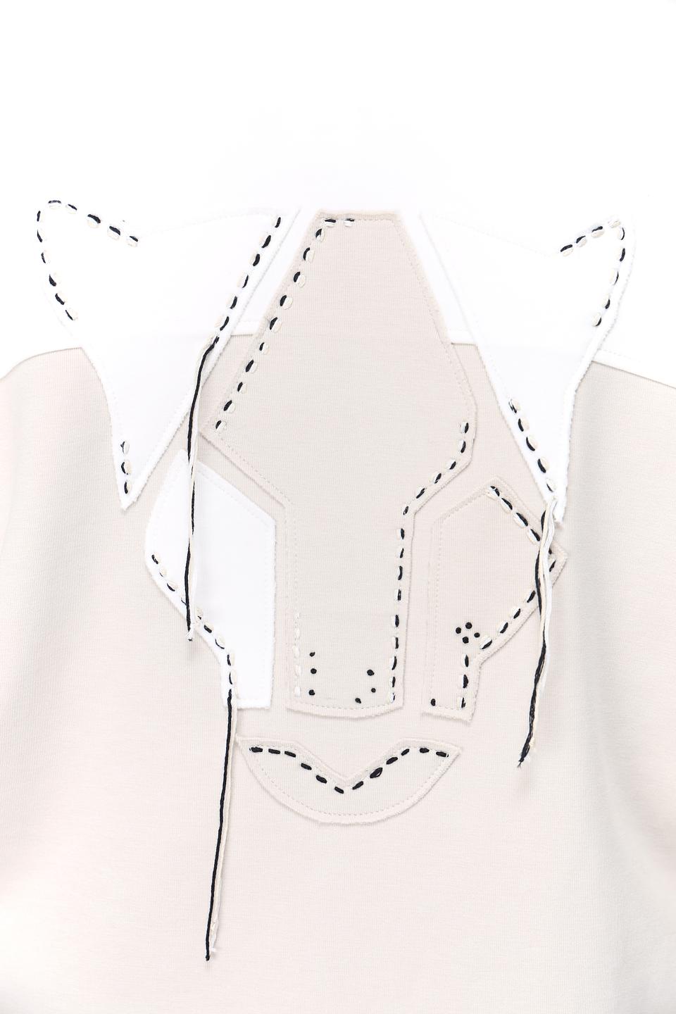 Жакет Marc Cain бежевый с отделкой