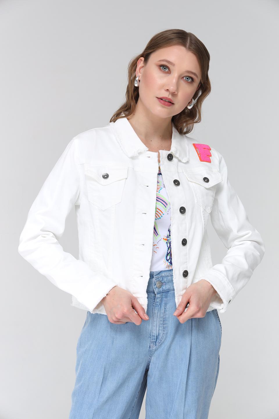 Куртка джинсовая Frieda and Freddies белая