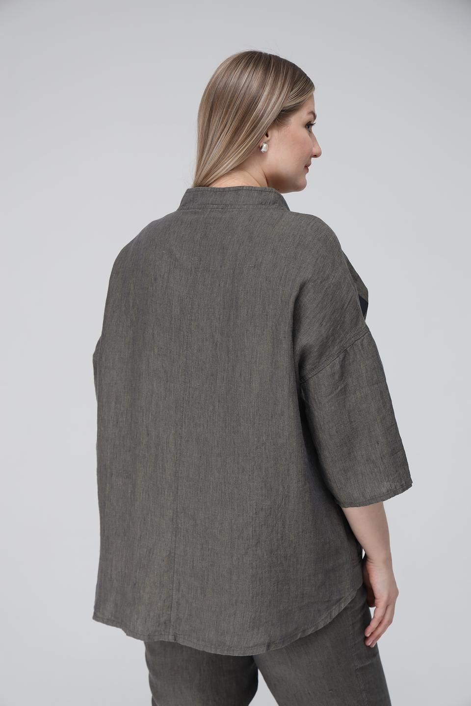 Жакет Doris Streich с принтом хаки