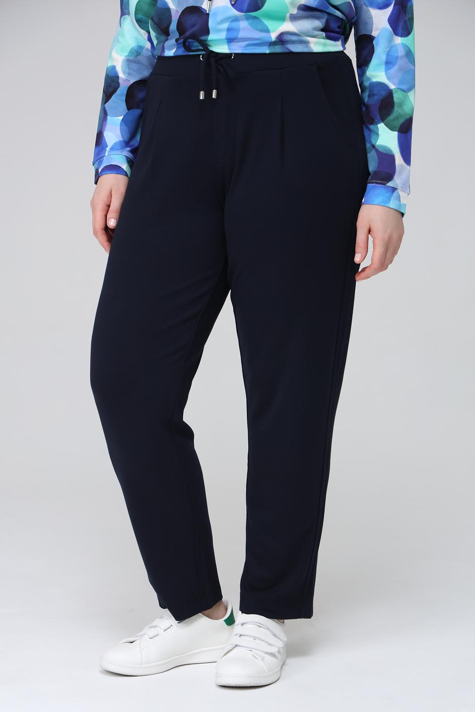 Брюки Via Appia DUE темно-синие