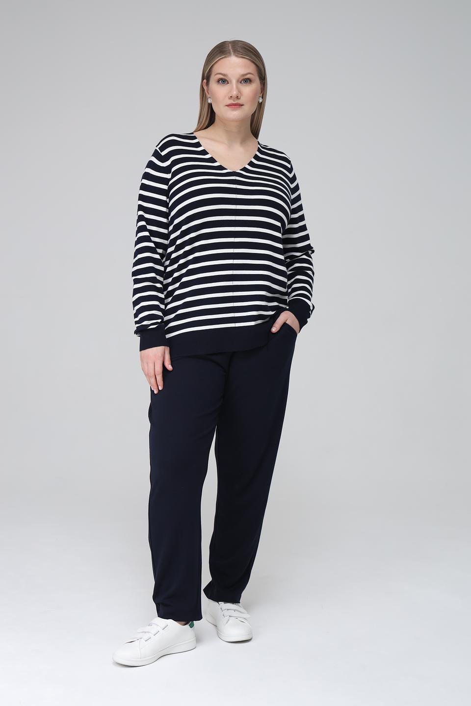 Брюки Via Appia DUE темно-синие