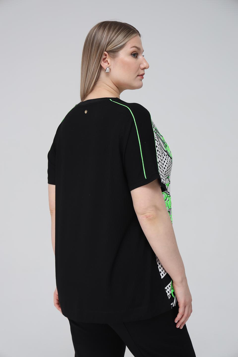 Блуза Frapp с принтом льва