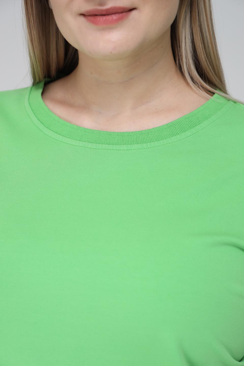 Пуловер Frapp лайм с принтом