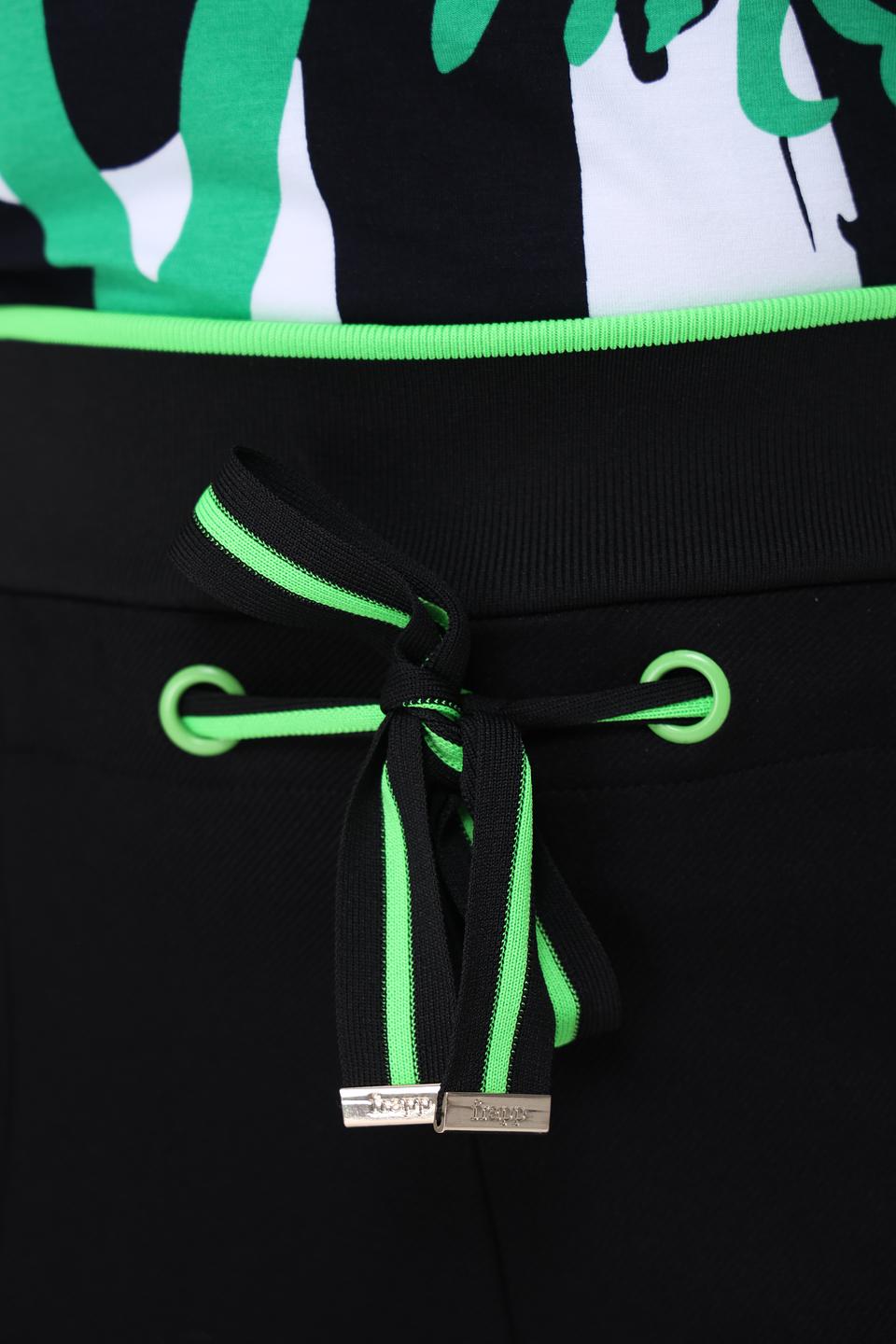 Брюки Frapp с завязками чёрные