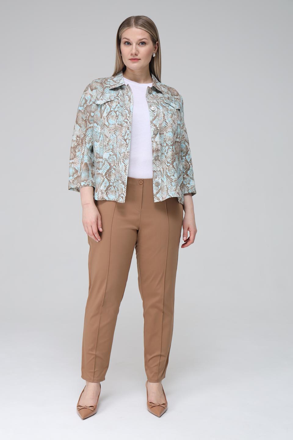 Жакет Lebek с принтом reptile