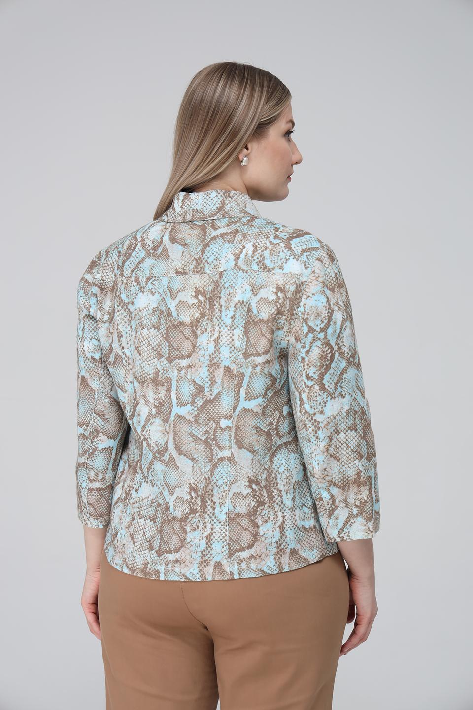 Жакет Lebek с принтом reptile