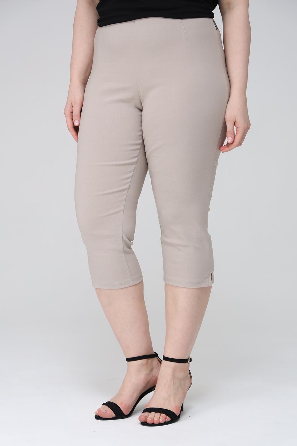 Брюки капри Doris Streich бежевые