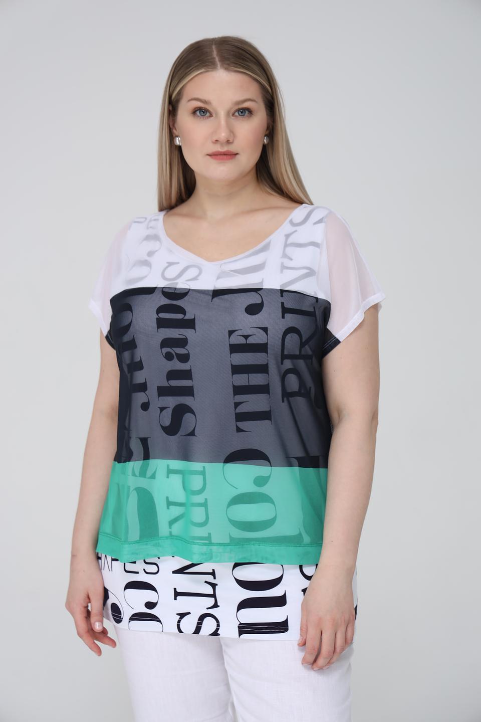 Футболка Doris Streich с принтом