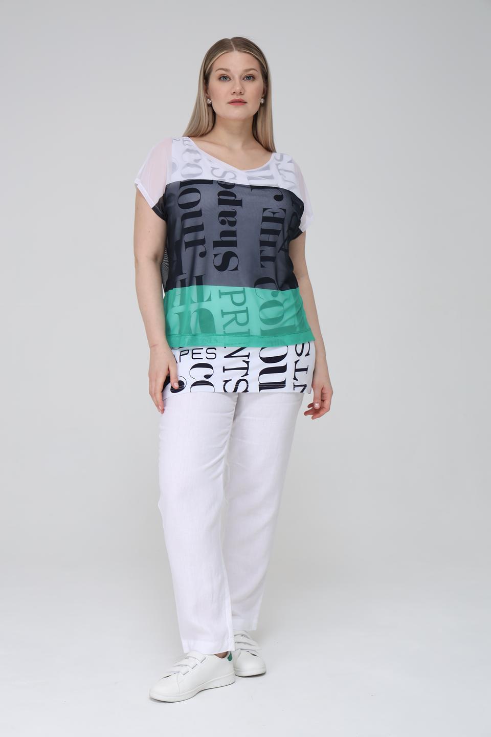 Футболка Doris Streich с принтом