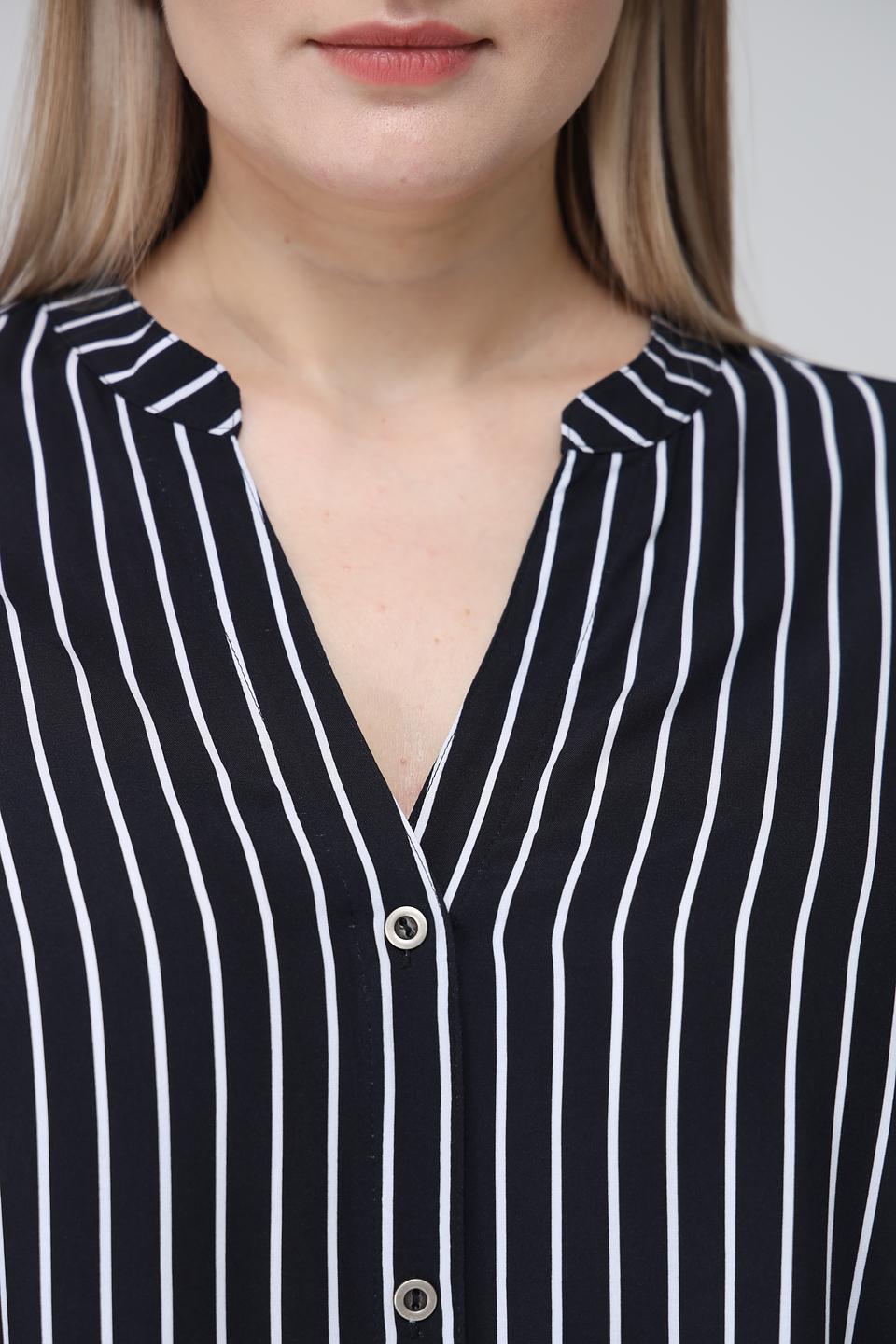 Блуза Doris Streich в полоску черная