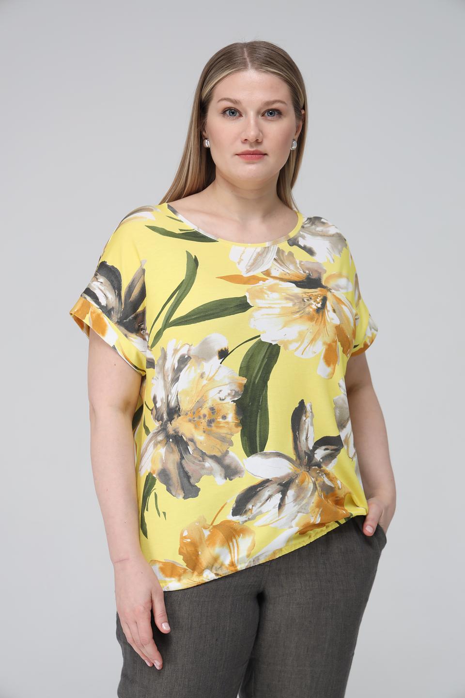 Футболка Monari с цветочным принтом