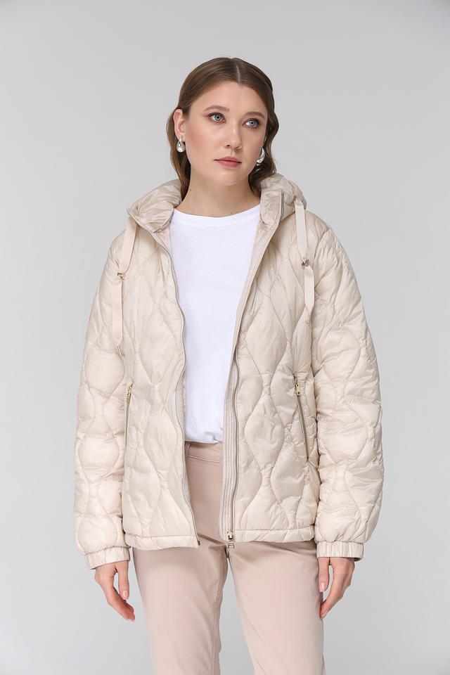 Куртка Pezzo стеганая бежевая