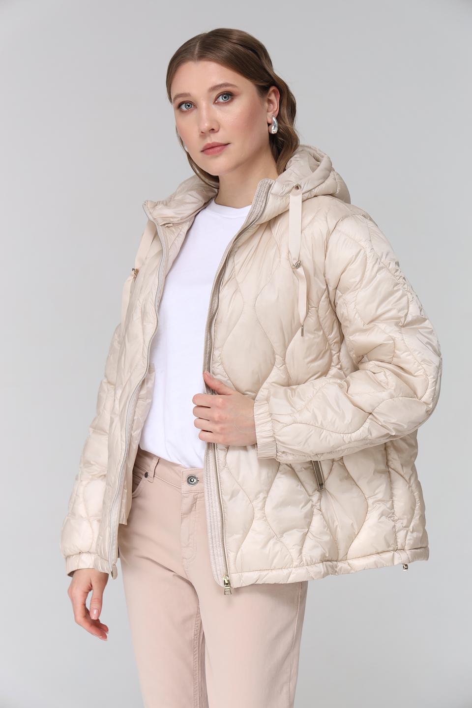 Куртка Pezzo стеганая бежевая