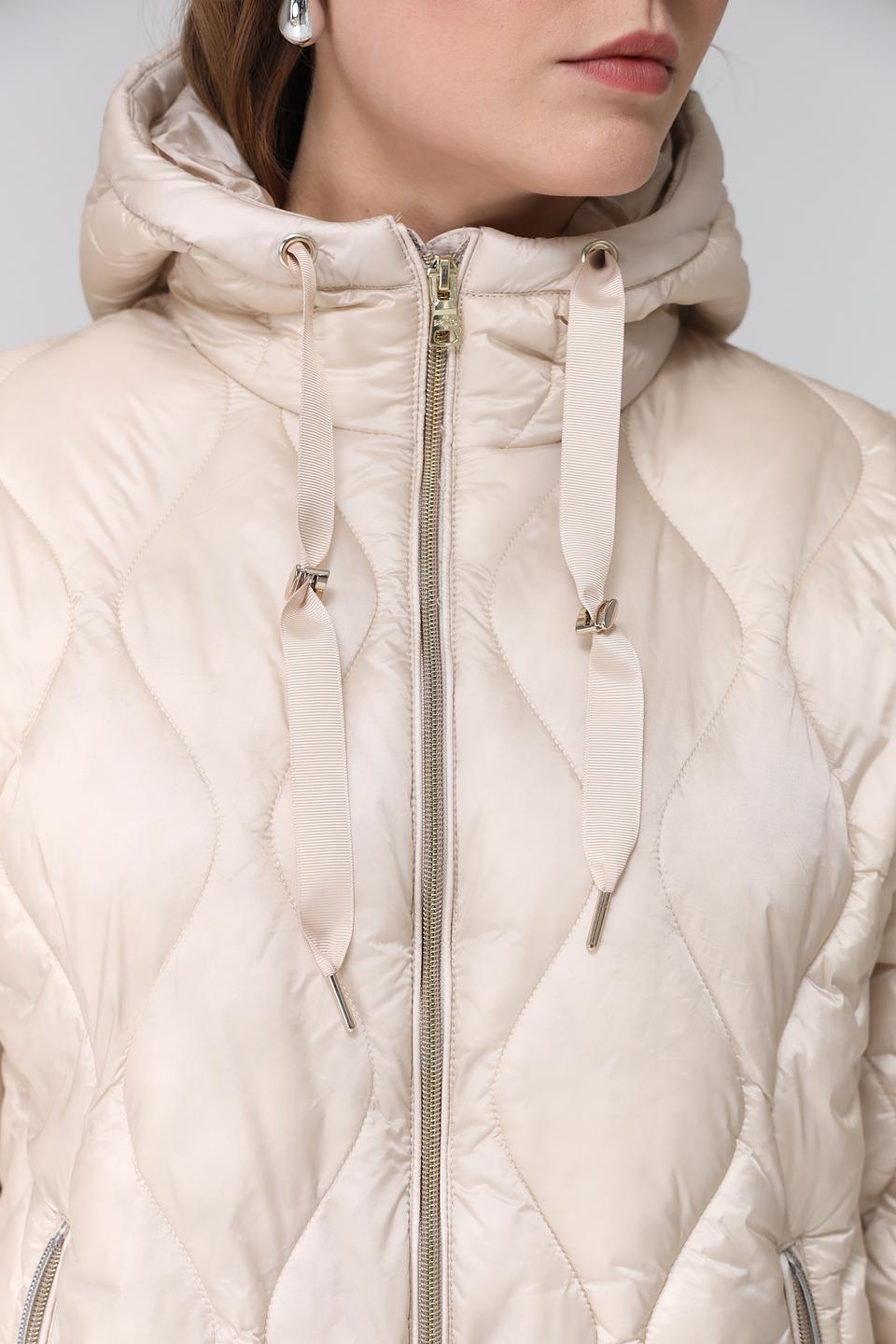 Куртка Pezzo стеганая бежевая