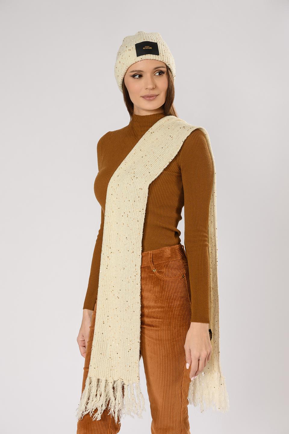 Шарф Twin Set Actitude бежевый