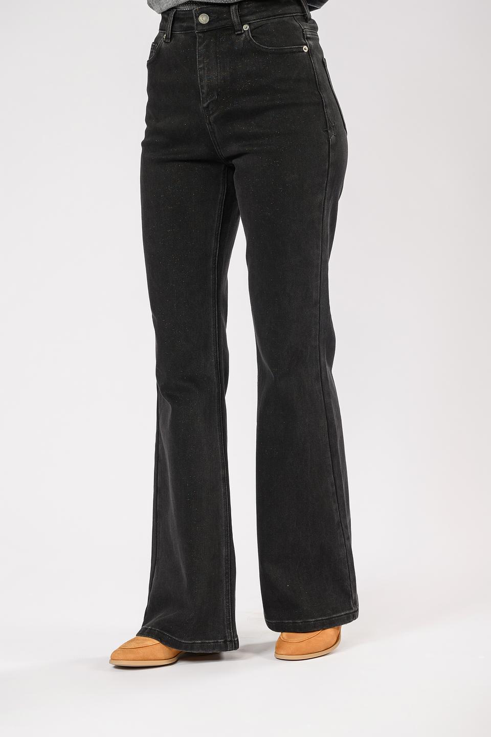 Джинсы Twin Set Actitude чёрные клеш