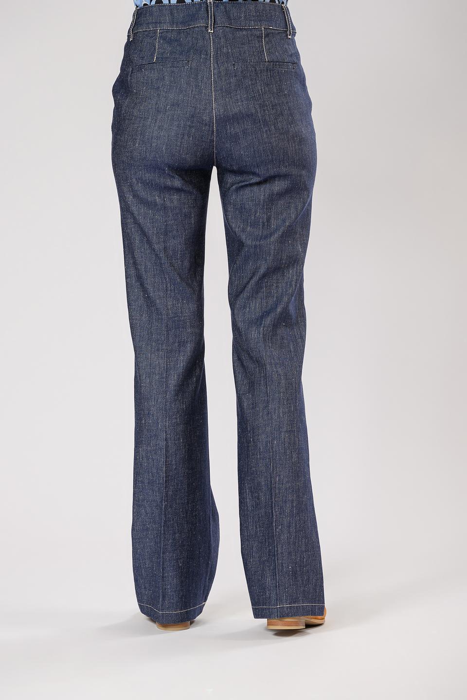 Брюки Penny Black джинсовые широкие синие