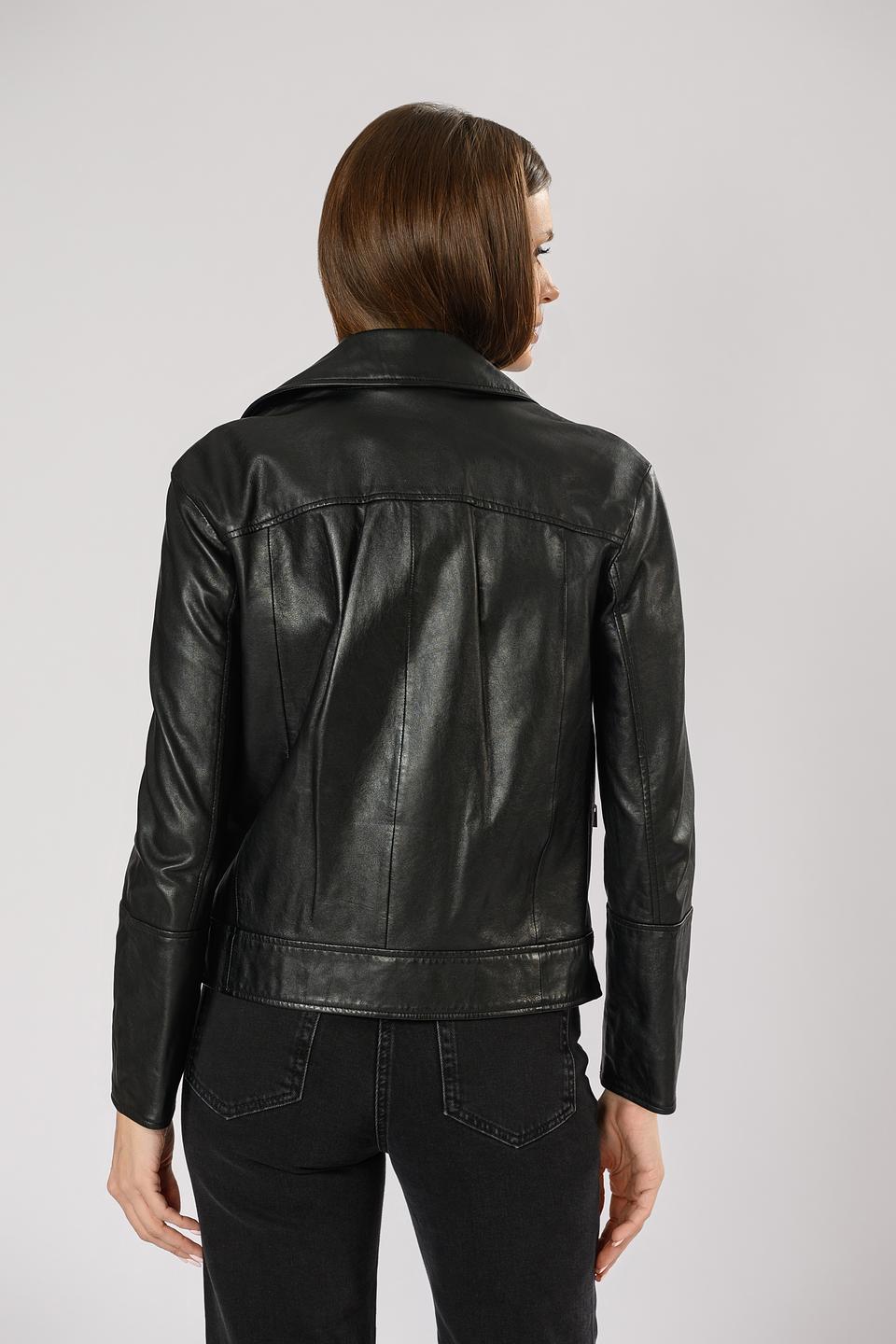 Жакет кожаный Penny Black Grey чёрный