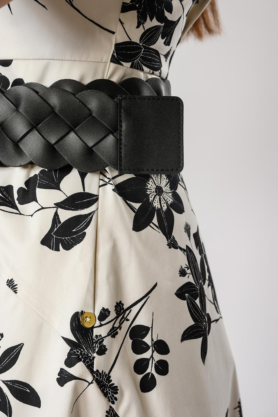 Пояс Penny Black плетеный черный