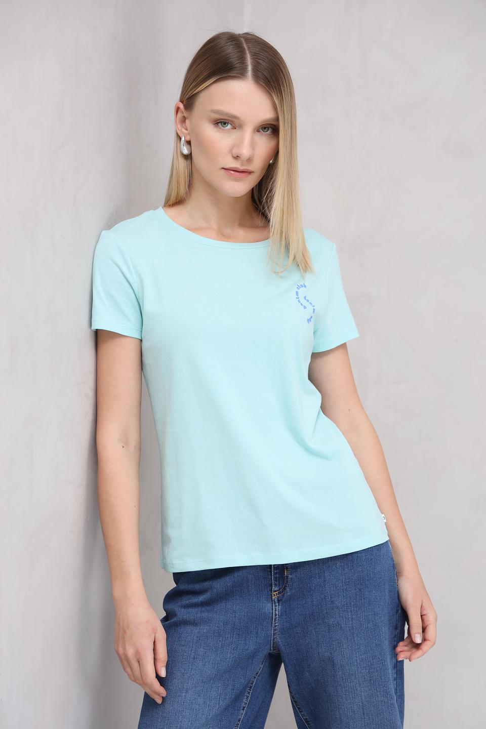 Футболка Tom Tailor denim мятная