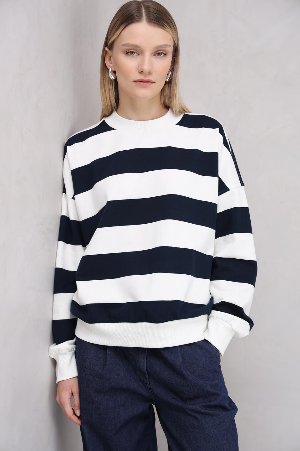 Пуловер Tom Tailor в полоску