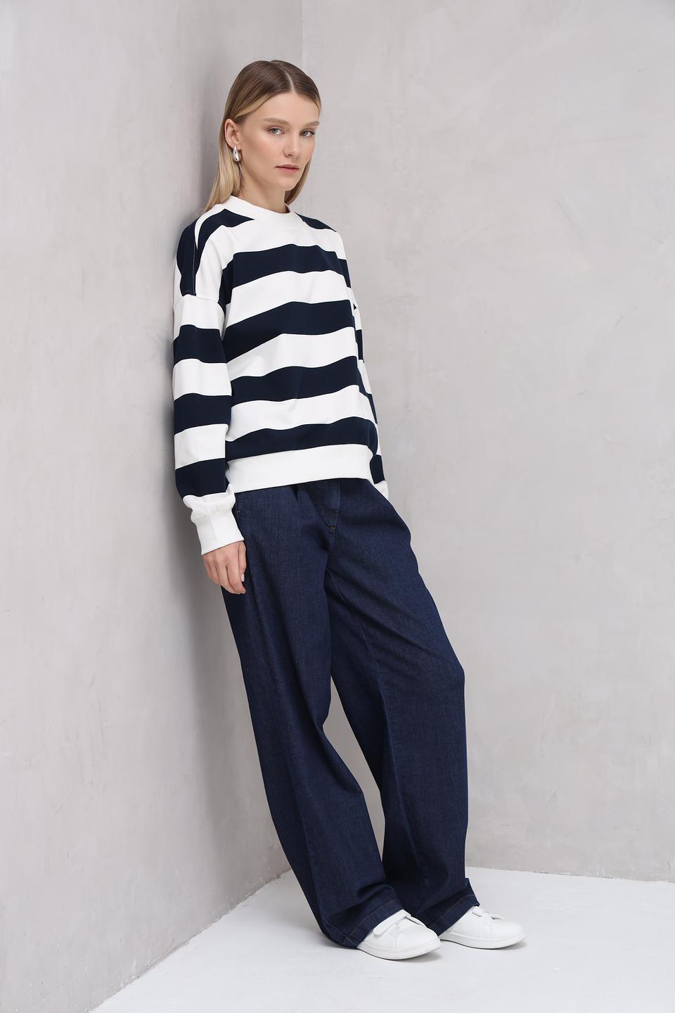 Пуловер Tom Tailor в полоску