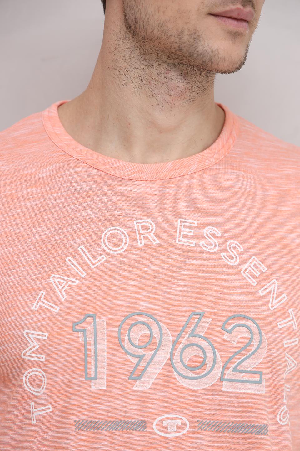 Футболка Tom Tailor Essentials персиковая