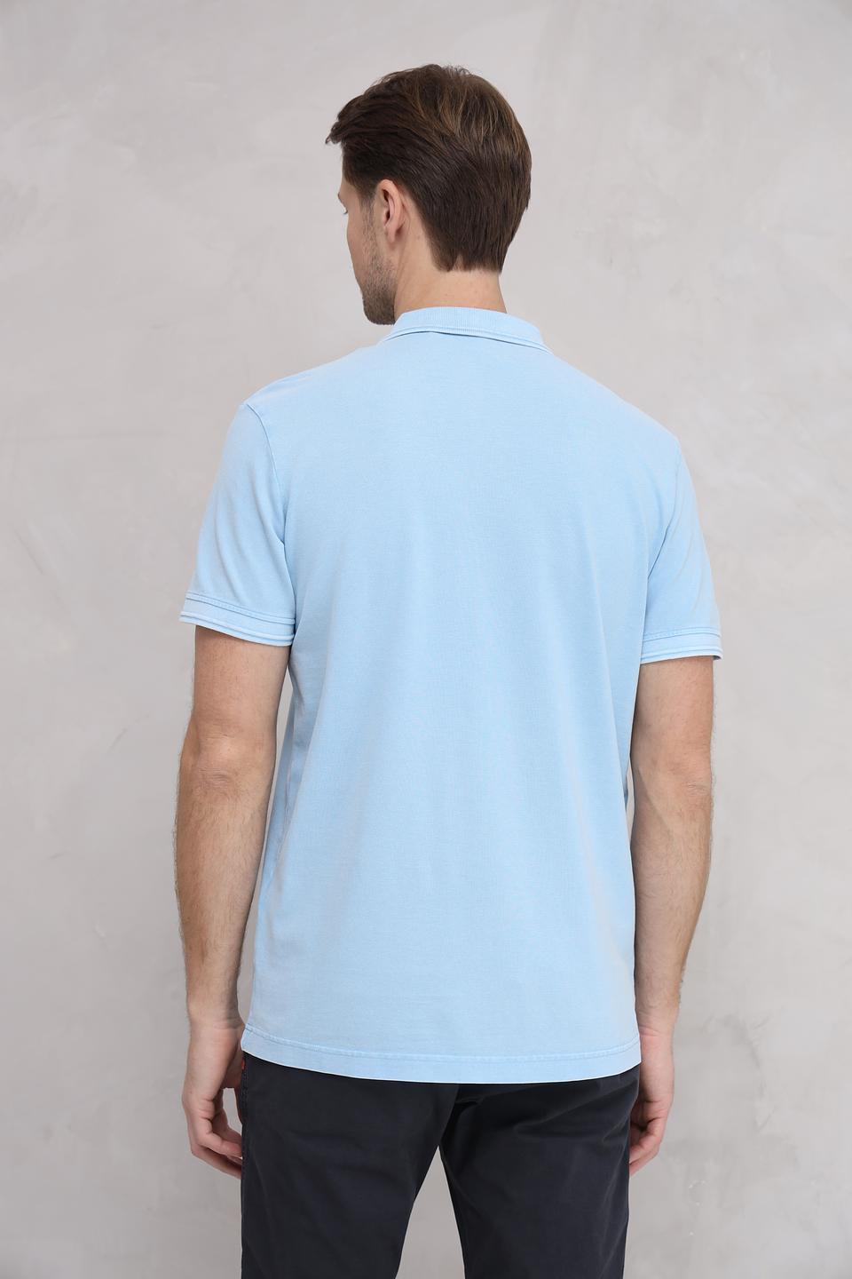 Поло Tom Tailor голубое