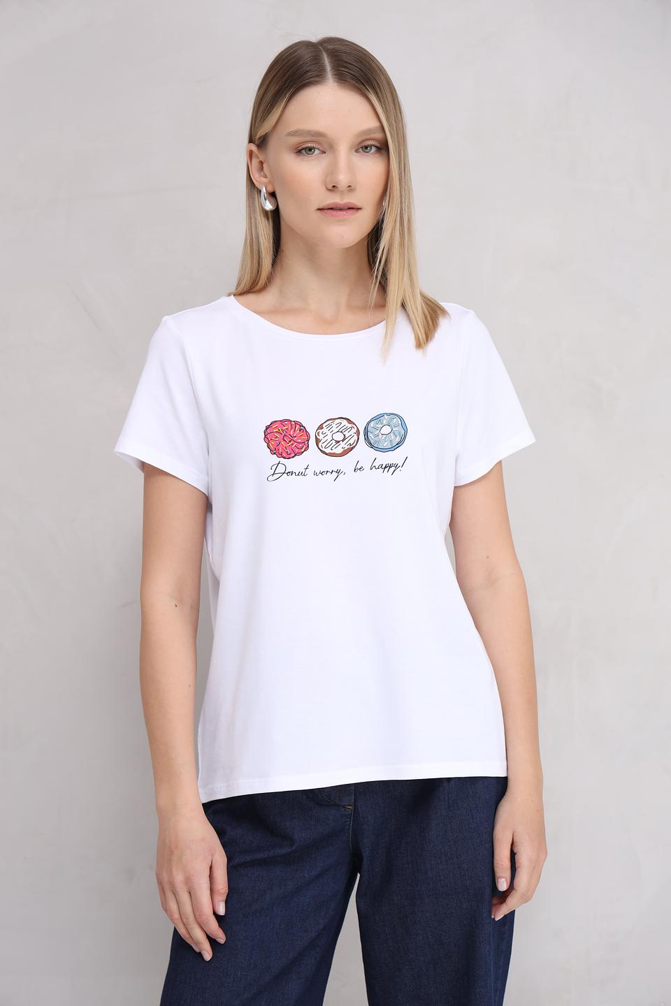 Футболка More and More с пончиками