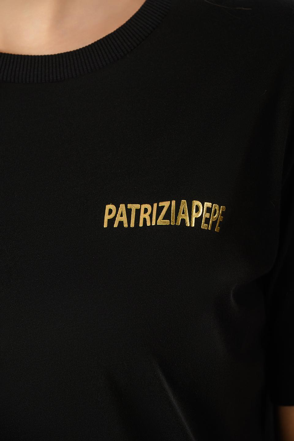 Платье Patrizia Pepe чёрное с декором