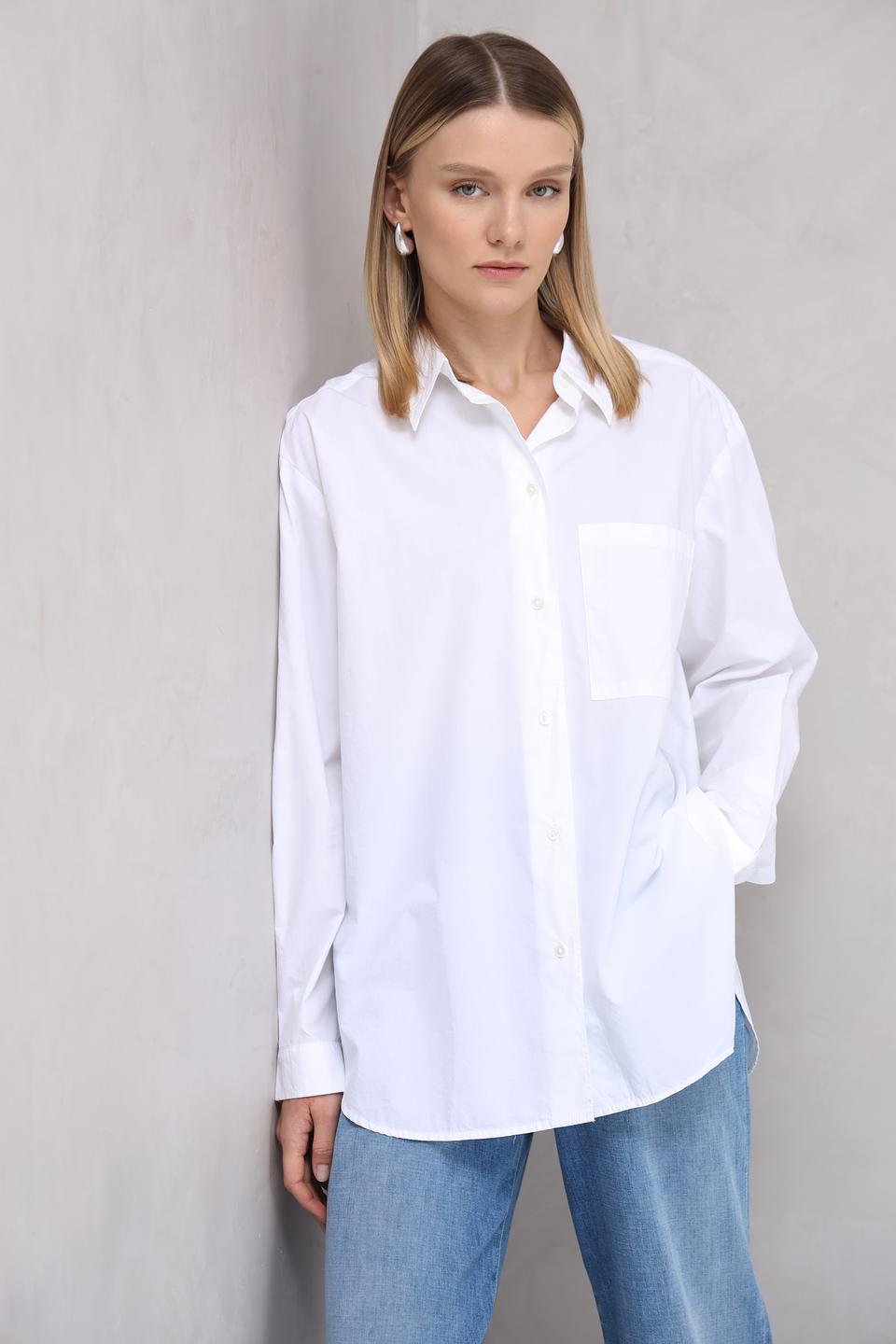 Рубашка Marc O Polo оверсайз белая