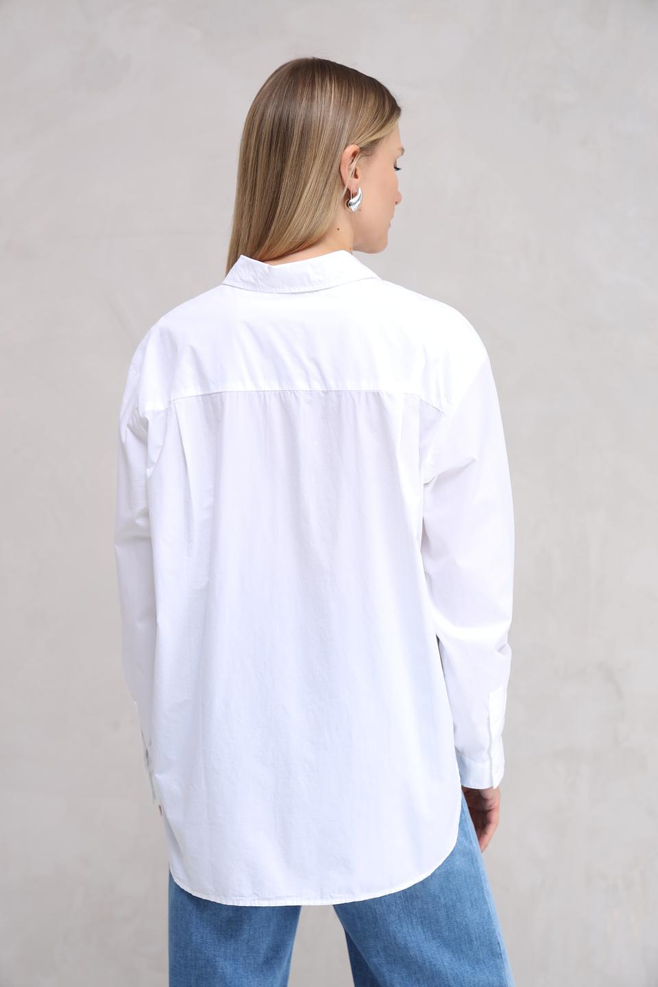 Рубашка Marc O Polo оверсайз белая