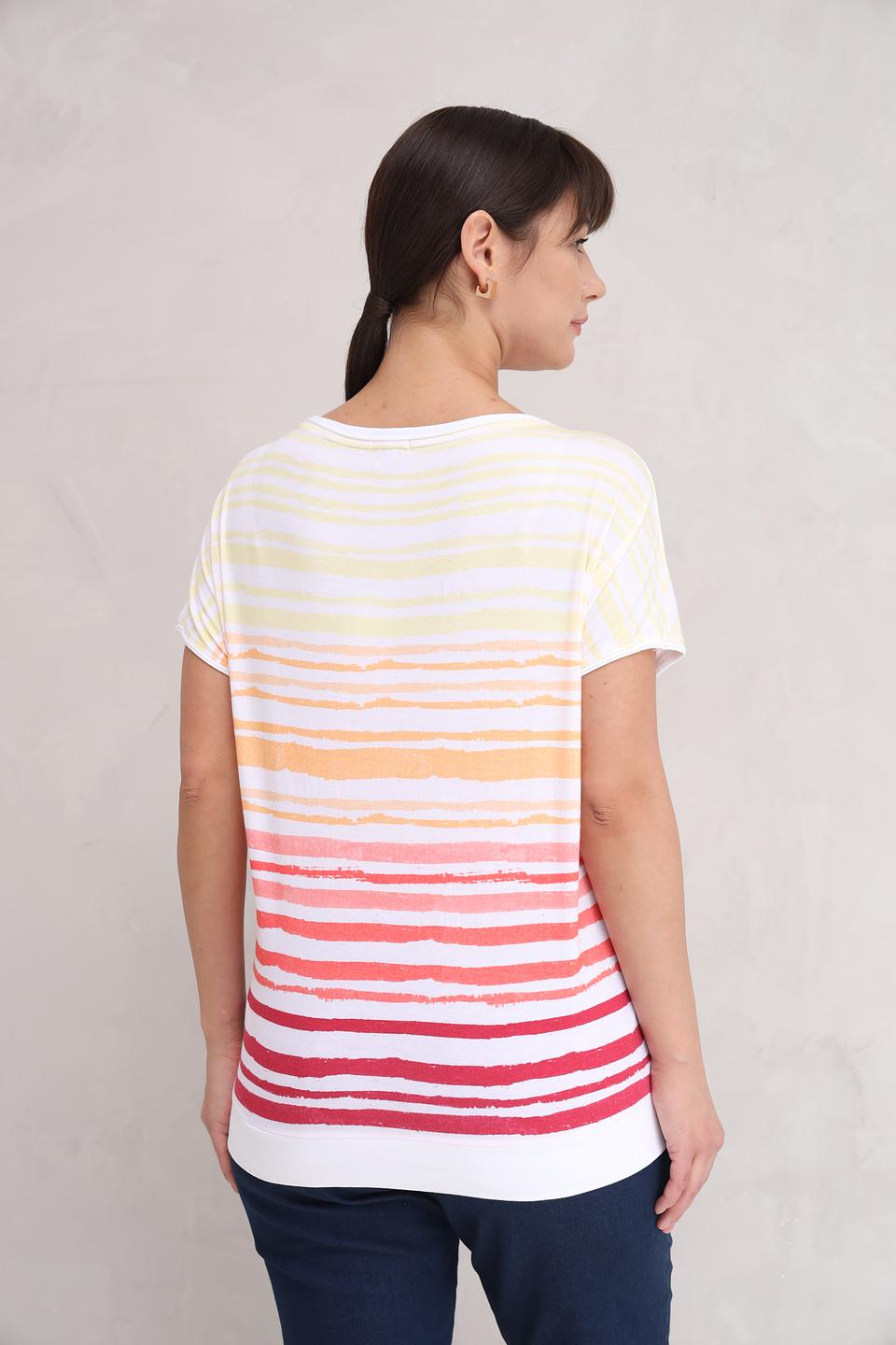 Футболка Time Zone в полоску