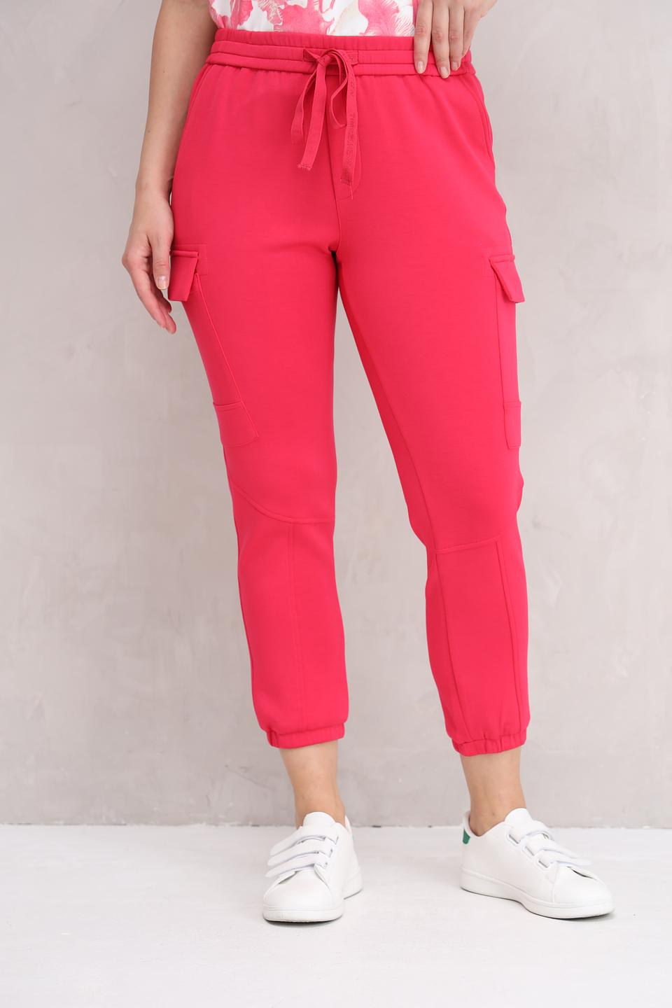 Брюки Time Zone кюлоты малиновые