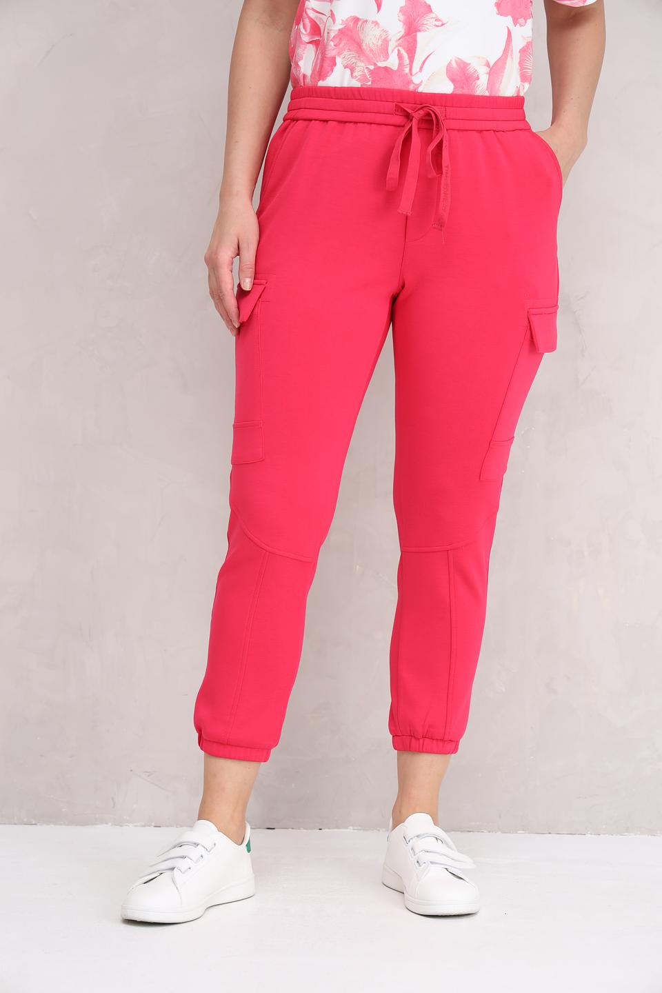 Брюки Time Zone кюлоты малиновые