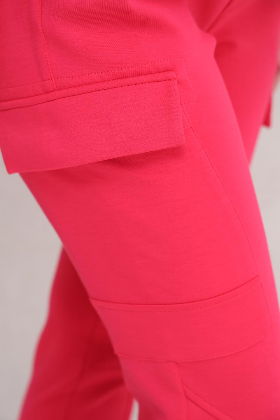 Брюки Time Zone кюлоты малиновые