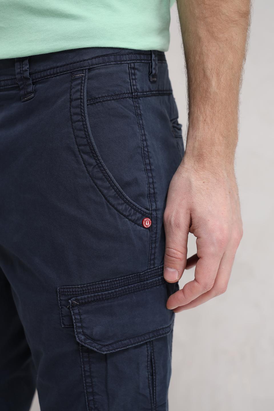 Шорты Time Zone карго тёмно-синие