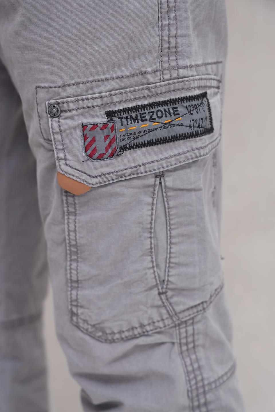 Брюки карго Time Zone серые