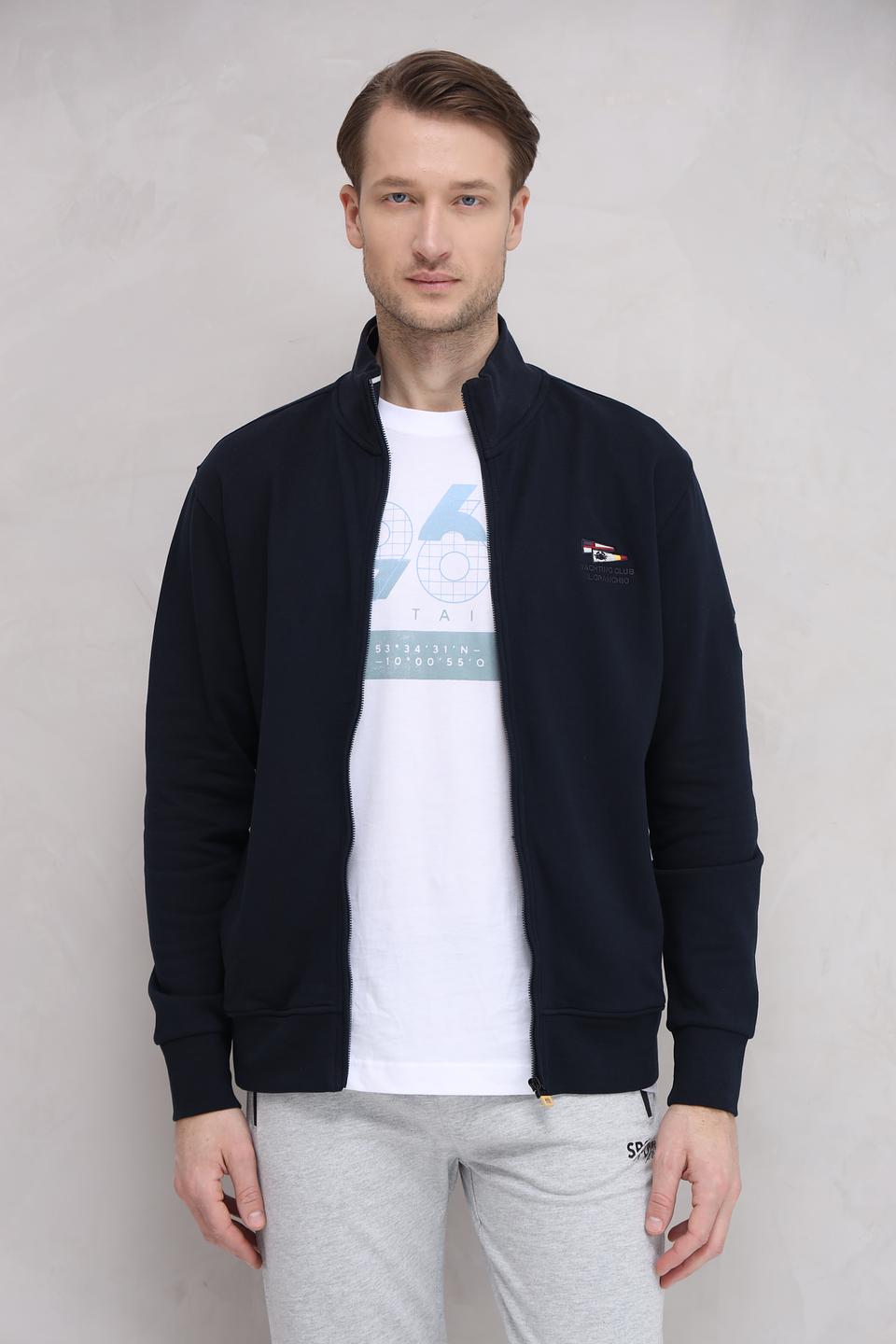 Кардиган Granchio мужской тёмно-синий