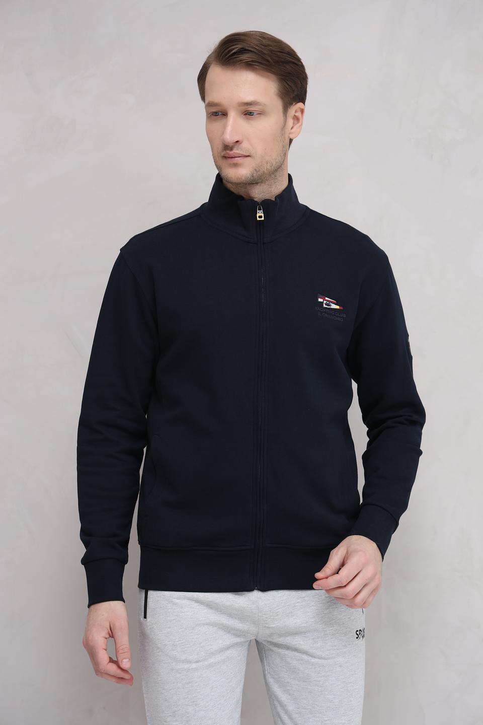 Кардиган Granchio мужской тёмно-синий