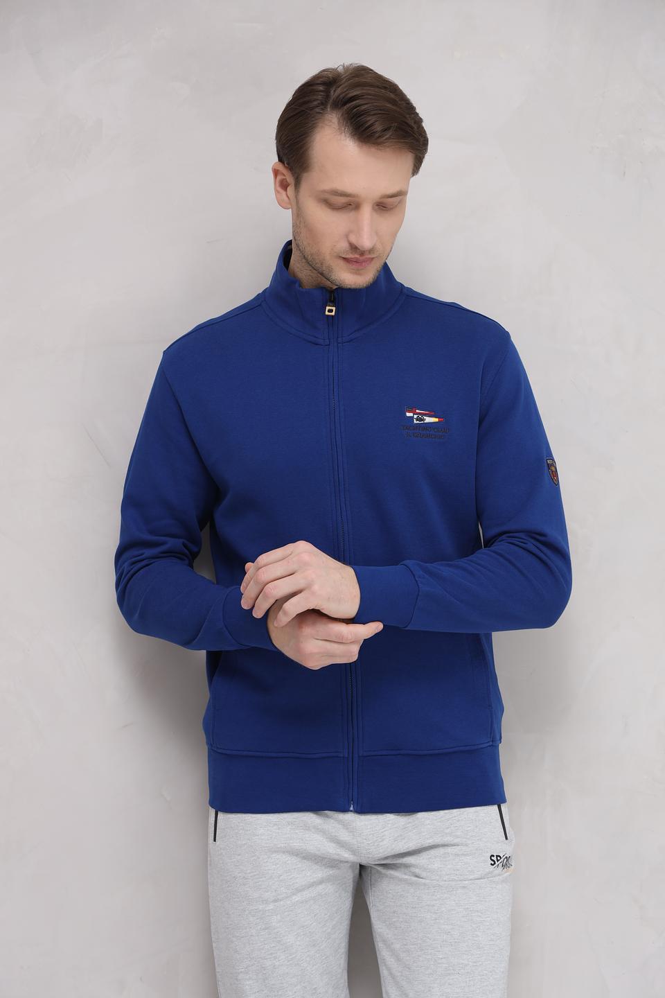 Кардиган Granchio синий на молнии