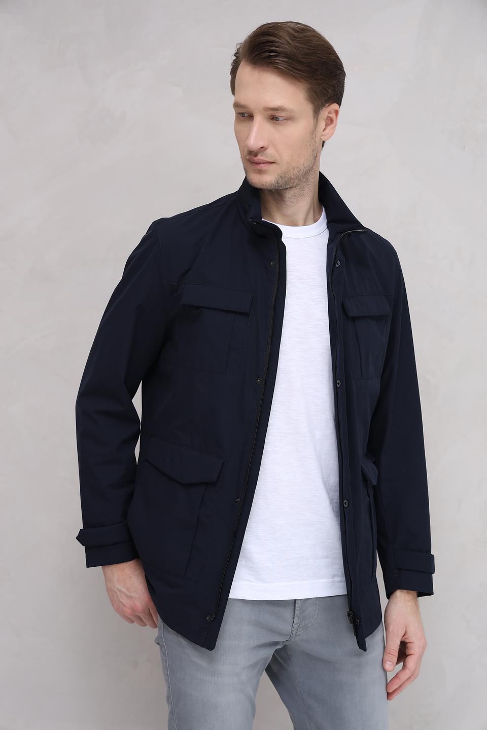 Ветровка Bugatti мужская тёмно-синяя